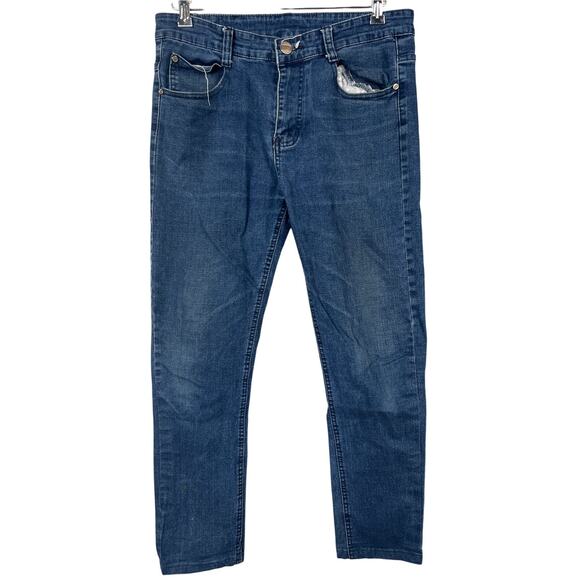 Prada Blue Jean Slim Fit Men Size 34 - Picture 1 of 6